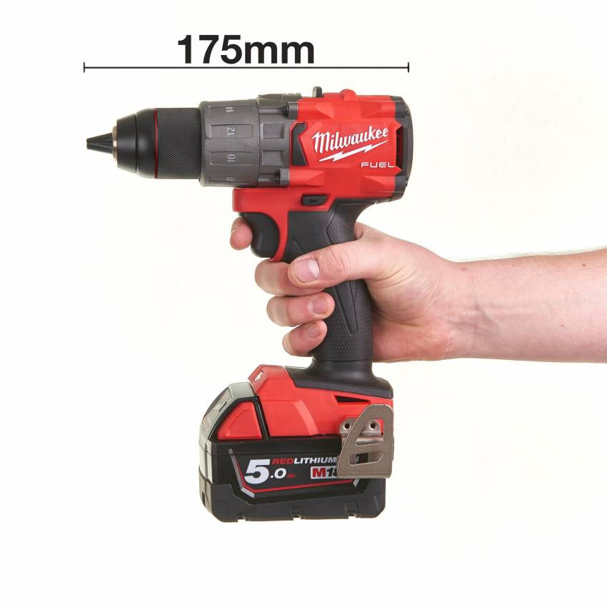 Дриль-шуруповерт акумуляторний MILWAUKEE, M18 FDD2-0X,135Нм, (HDкейс)-4933464266