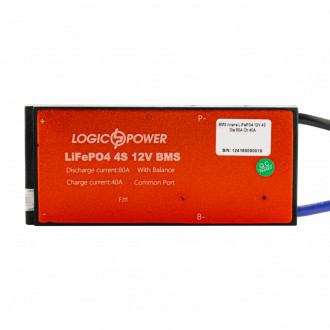 BMS плата LiFePO4 12V 4S Dis 80A Ch 40A-[articul]