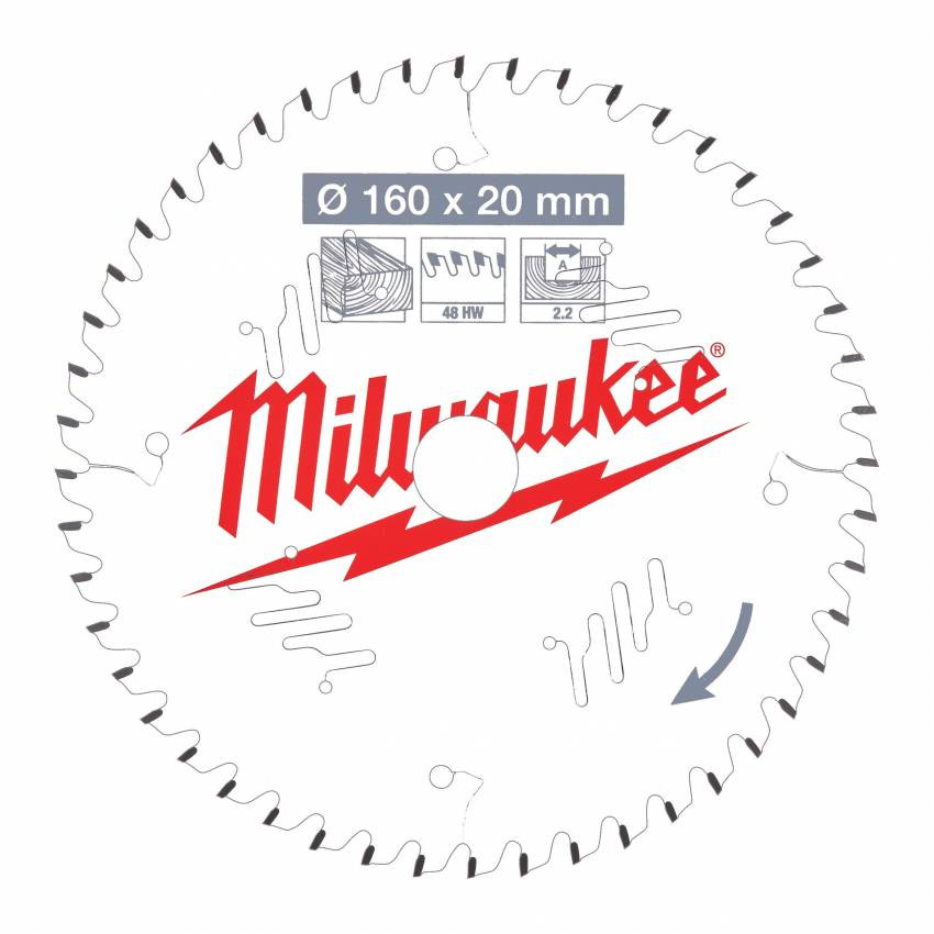 Диск пильний MILWAUKEE, Ø184/15,8мм, 24 зуб.-4932471378