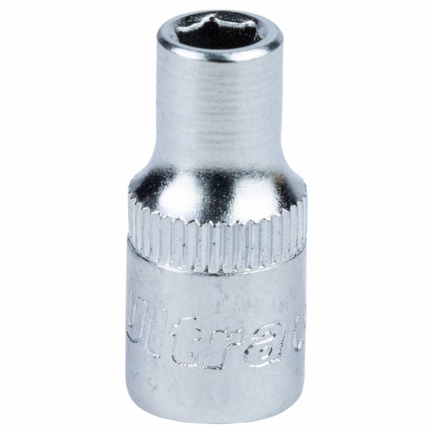 Насадка шестигранна коротка 1/4" 5мм CrV ULTRA (6060052)-6060052