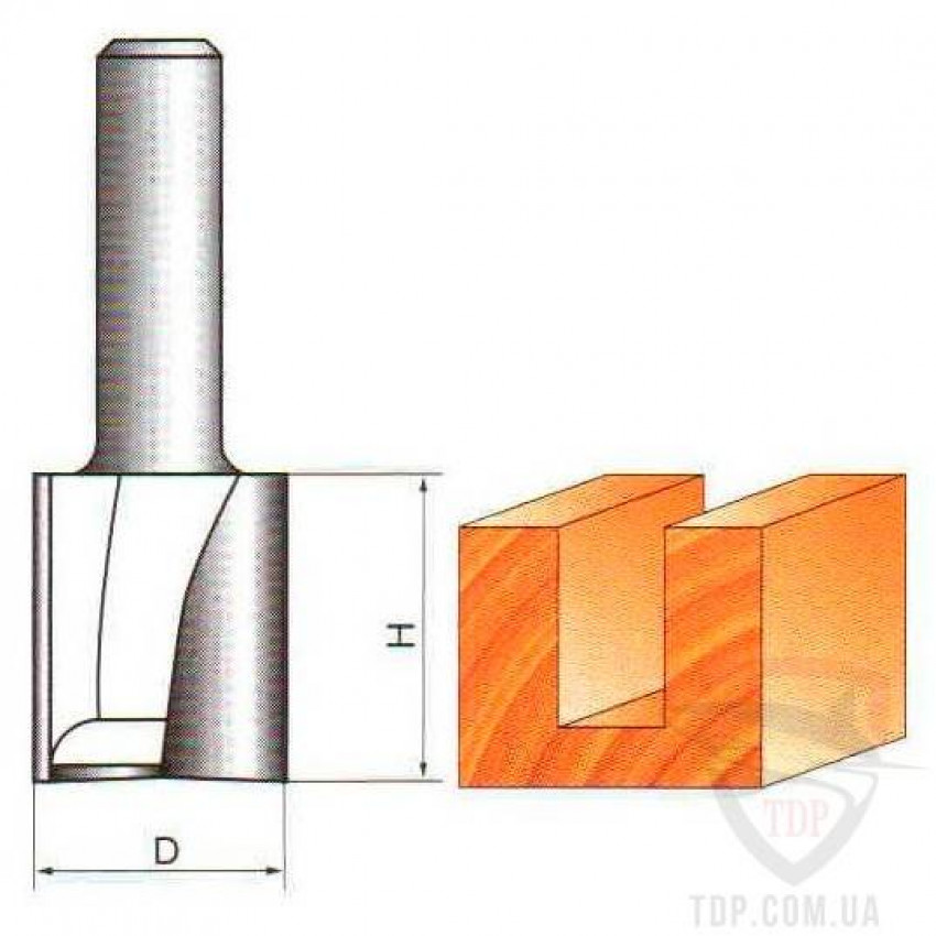 Фреза Пазова жолобник №1002 (z2+1, D10, h20) 08-307-102-08-307-102