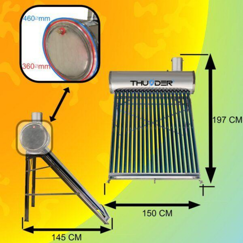 Сонячний колектор THUNDER KSB-200L-KSB-200L