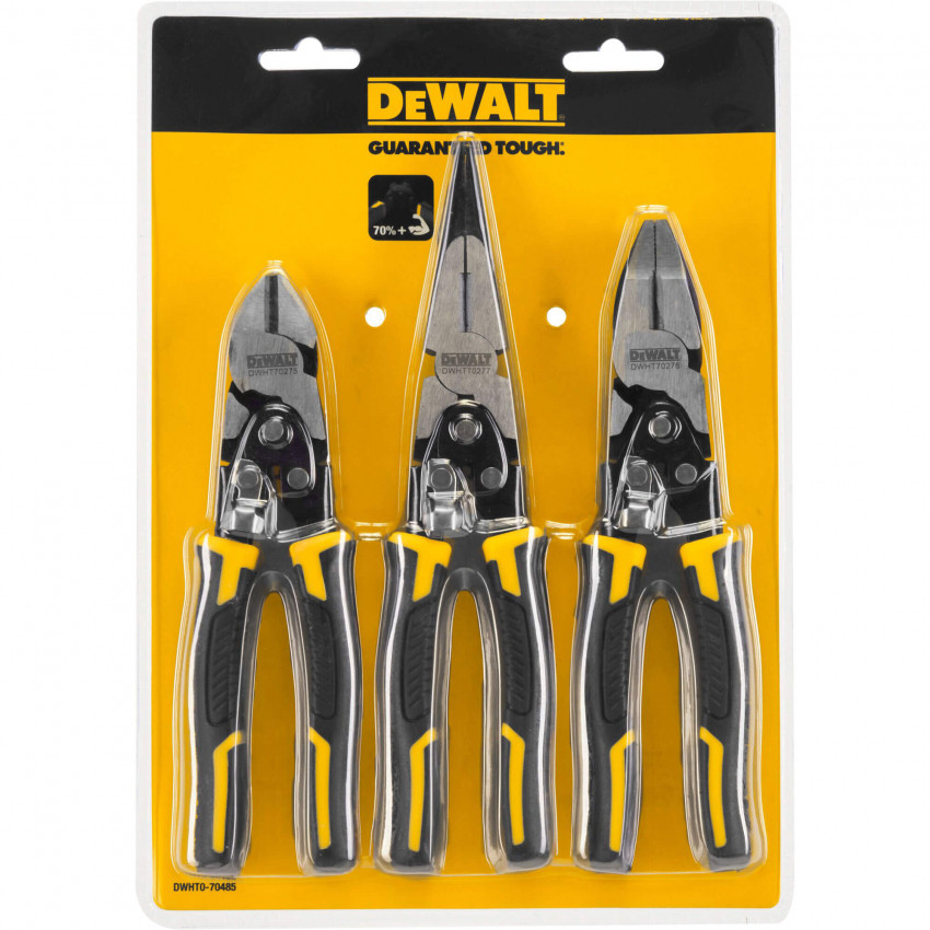 Набір з трьох шарнірно-губцевих інструментів Compound Action DeWALT DWHT0-70485-DWHT0-70485