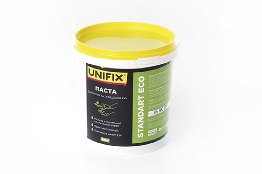 Паста для очищення рук Standart ECO 0,38кг UNIFIX-951227