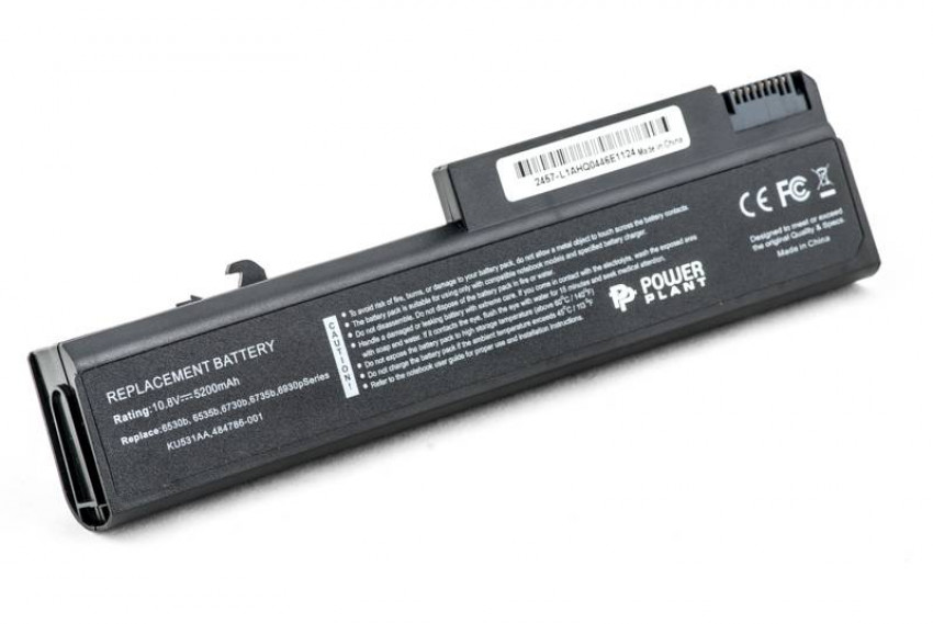 Акумулятори PowerPlant для ноутбуків HP EliteBook 6930p (HSTNN-UB68, H6735LH) 10.8V 5200mAh-NB00000054