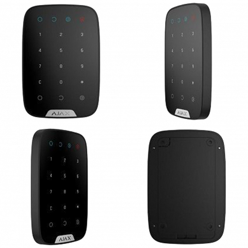 Бездротова сенсорна клавіатура AJAX KeyPad Plus (black)-