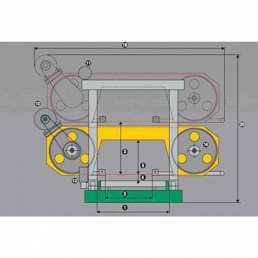 Стрічкова пилорама Holzmann BBS 550-BBS550_400V