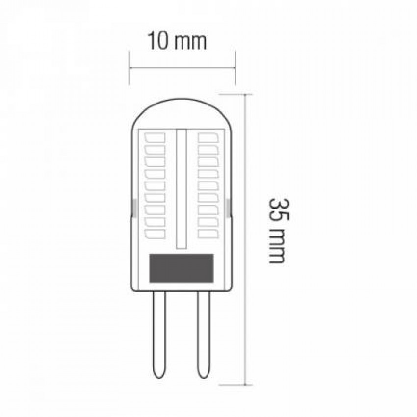 Світлодіодна лампа MICRO-2 1.5W G4 2700К-001 010 0002