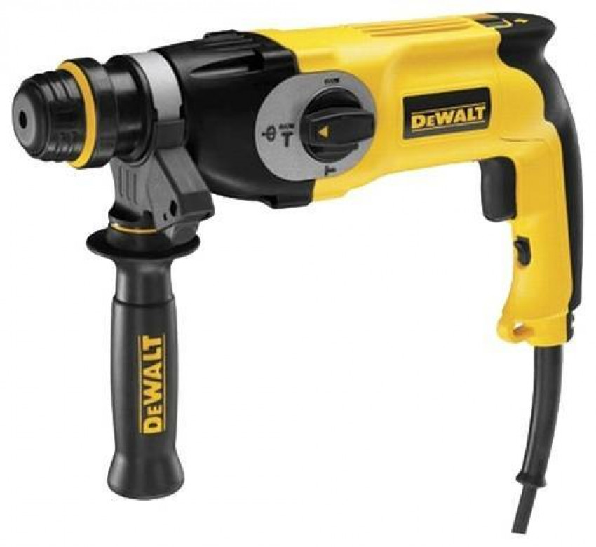 Перфоратор DeWalt, SDS-Plus, 800 Вт, 3,4 Дж, 3-режимний, 2,6 кг, валіза.-D25123K