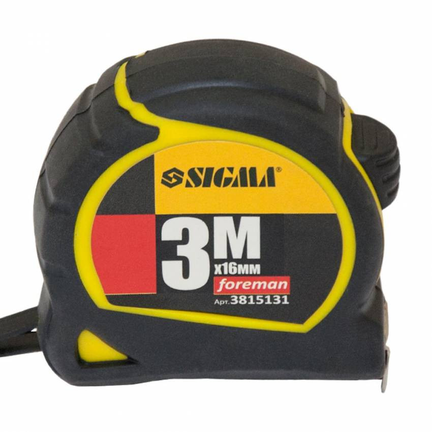 Рулетка Foreman 3m * 16mm Sigma (3815131)-3815131