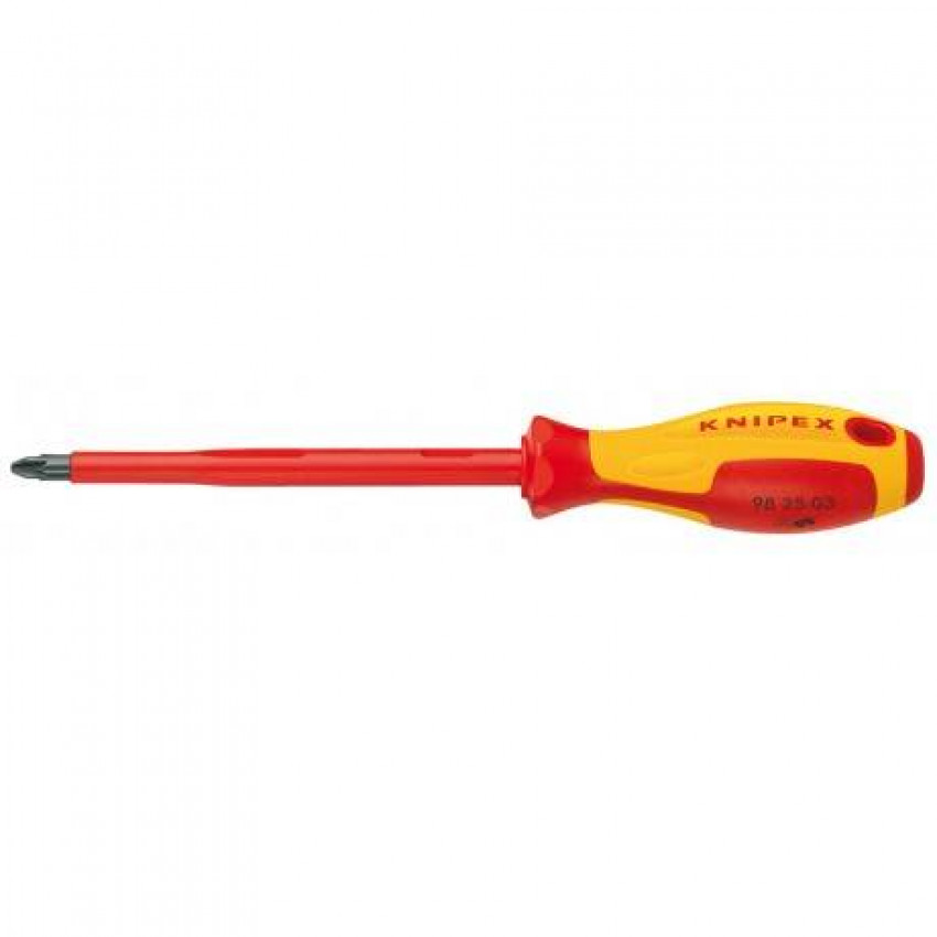 Викрутка для гвинтів з хрестовим шліцом Pozidriv KNIPEX 98 25 04-98 25 04