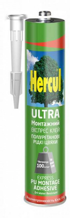 Поліуретанові рідкі прозорі цвяхи "HERCUL ULTRA" 280мл-HG300