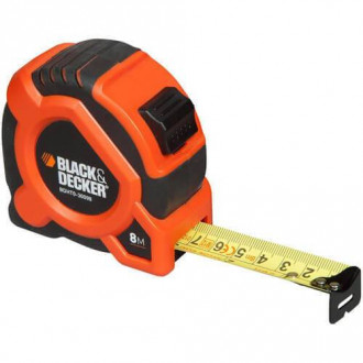 Рулетка вимірювальна GRIP TAPE 8 метрів BLACK DECKER BDHT0-30099