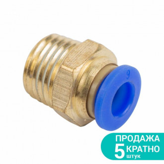 Штуцер цанговий (прямий) Ø6*6мм МТ 1/4&quot; Sigma (7026851)