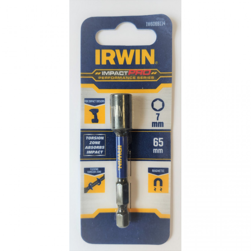 Тримач шурупів IMPACT PRO 7 х 65мм, IRWIN-IW6069114