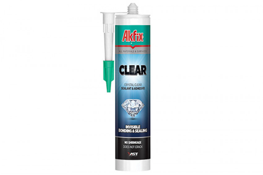 Клей-герметик All bond Clear 290мл/510г (прозорий) Akfix-AMS00