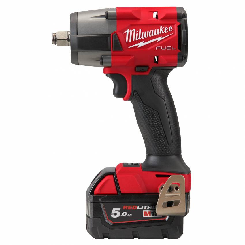 Гайкокрут акумуляторний 1/2" MILWAUKEE, M18 FMTIW2F12-502X, 881Нм ( зар.пристрій, 2акум.Х5Ач, HDкейс)-4933478450