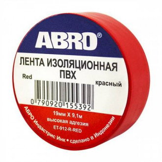 ABRO Ізолента червона 19mm x 9.15m ET-912 R-[articul]