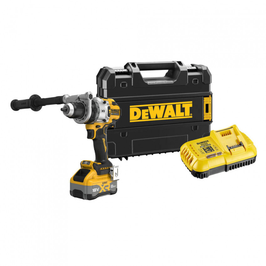 Дриль-шурупокрут акумуляторний безщітковий ударний DeWALT DCD1007WW1T-DCD1007WW1T