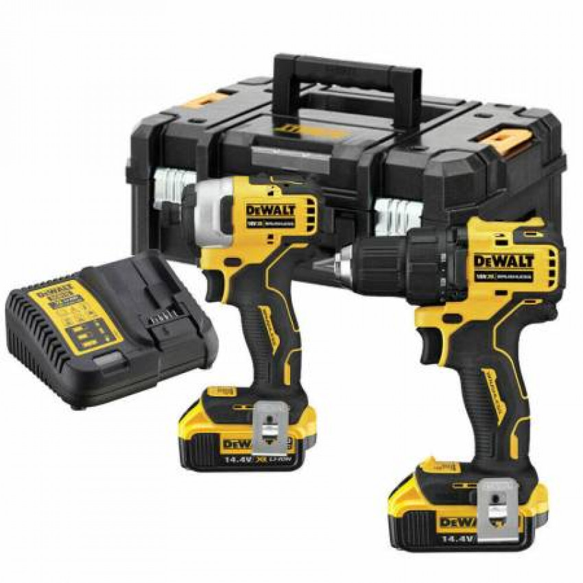 Набір з двох інструментів безщіткових акумуляторних DeWALT DCK2062M2T-DCK2062M2T