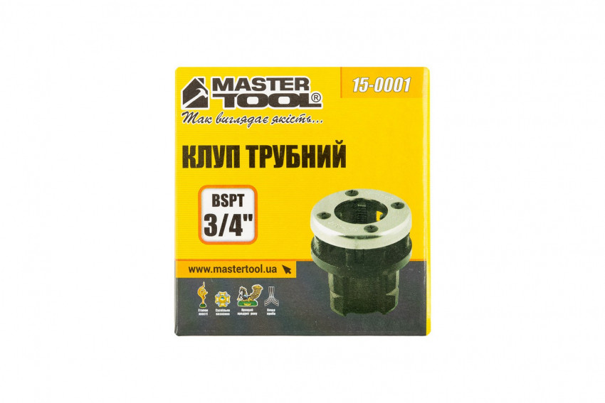 Плашка для нарізування різьблення MASTERTOOL сантехнічна 3/4" 15-0001-15-0001