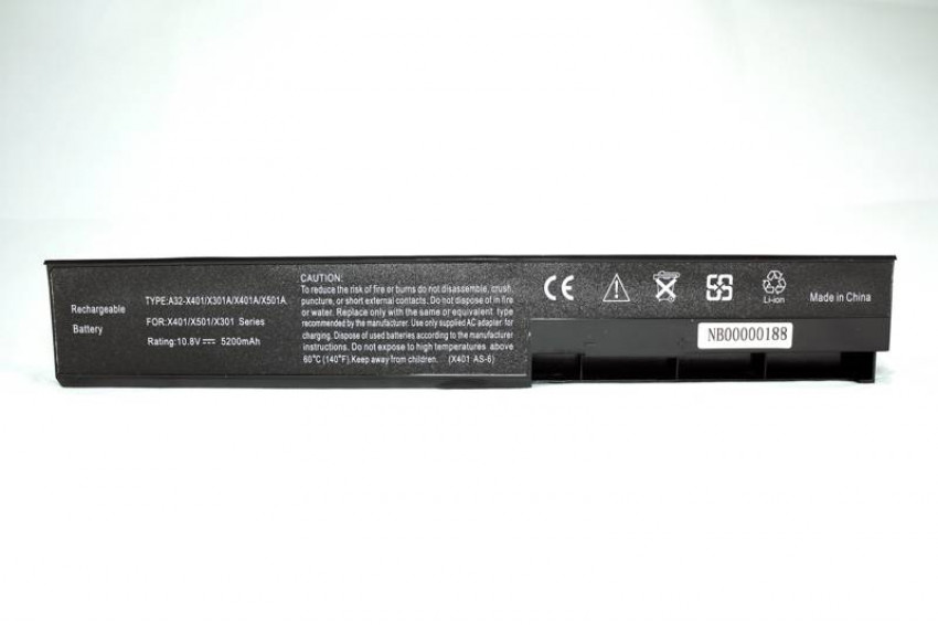 Акумулятор PowerPlant для ноутбуків ASUS X401 (A32-X401) 10.8V 5200mAh-NB00000188