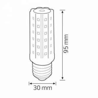 Світлодіодна лампа CORN-4 4W E27 6400K