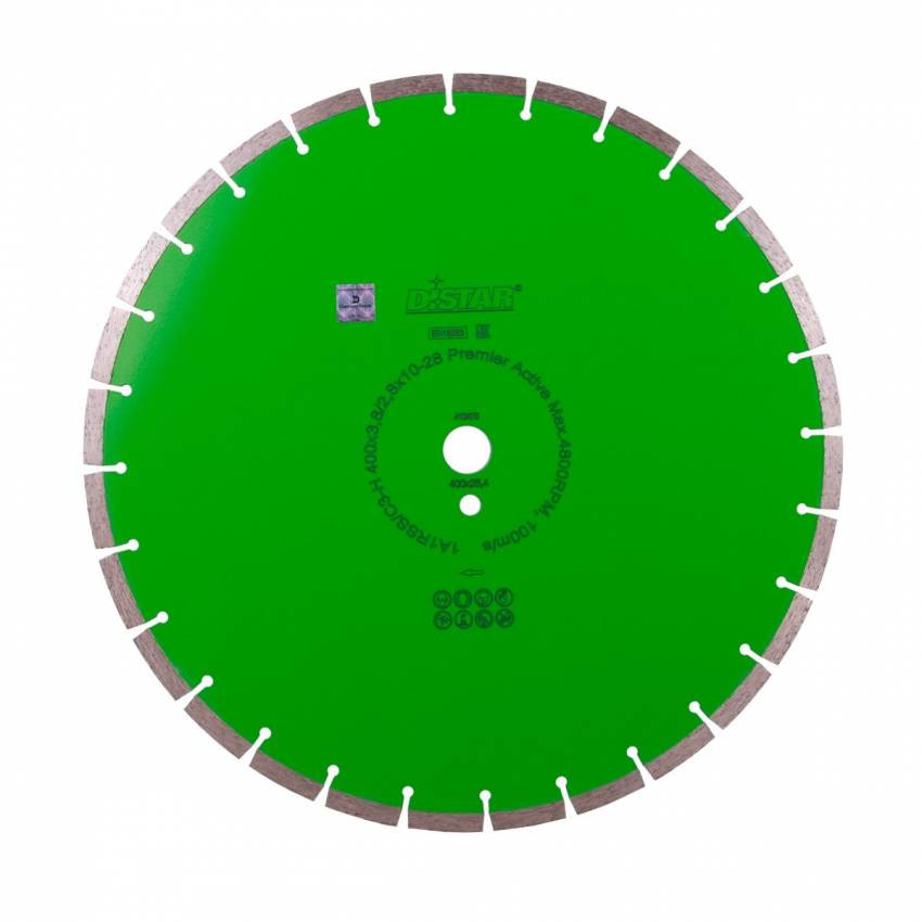 Круг алмазний вiдрiзний 1A1RSS/C3 400x3,5/2,5x10x25,4-28-HIT Premier Active-14320060026