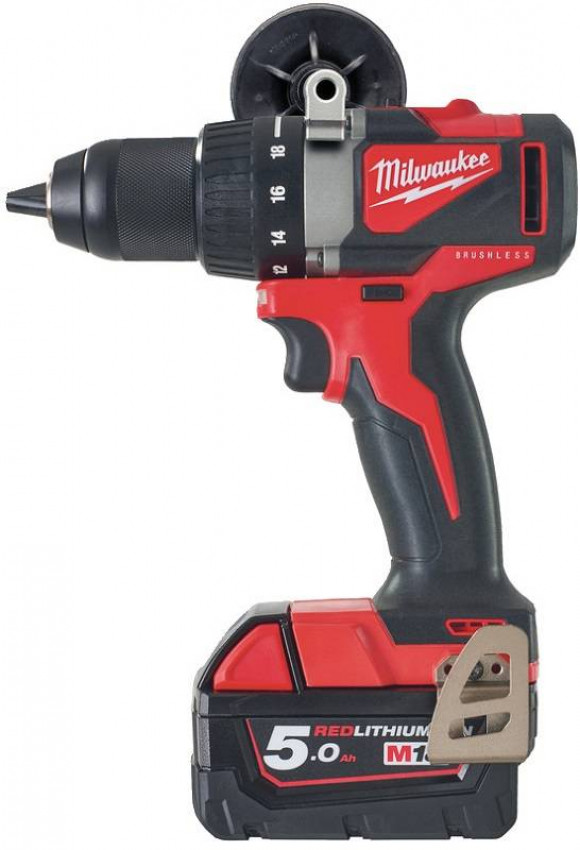 Дриль-шуруповерт акумуляторний MILWAUKEE, M18 BLDD2-502X, 82Нм (заряд.пр., 2акум. Х5Ач, HDкейс)-4933464515