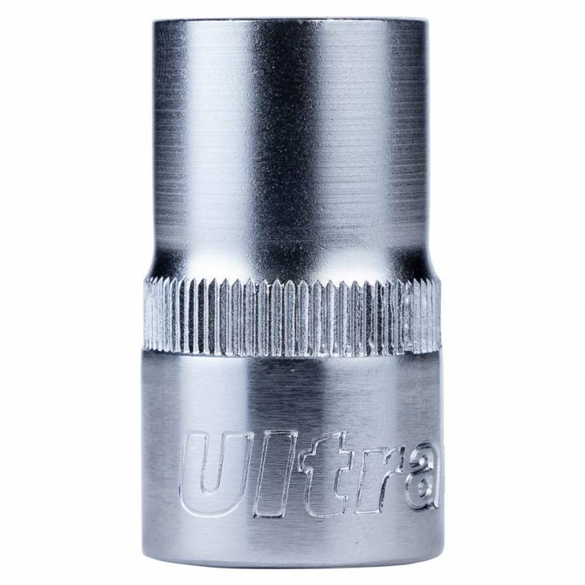 Насадка шестигранна коротка 1/2" 14мм CrV ULTRA (6070142)-6070142