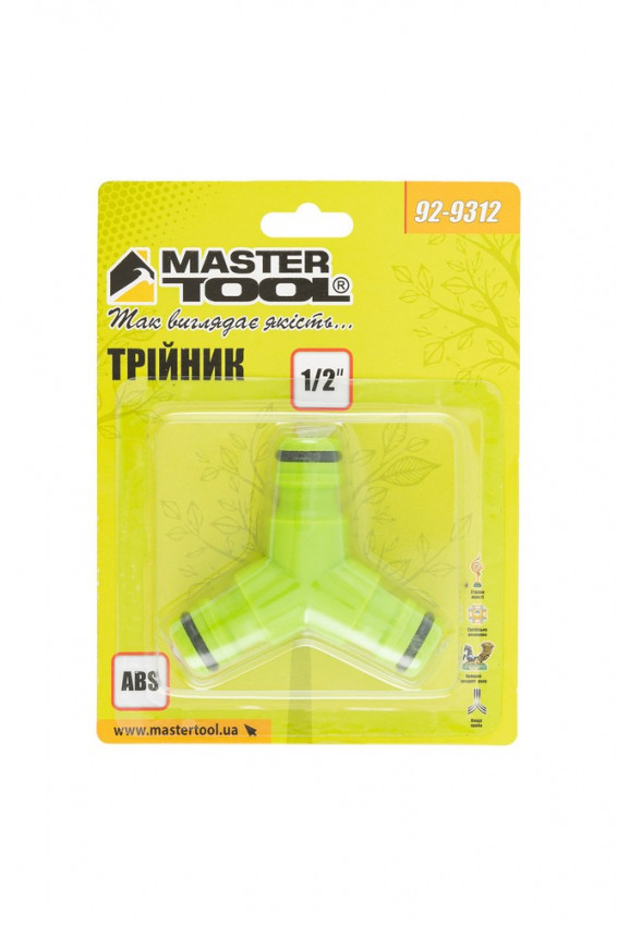 Трійник з'єднувальний MASTERTOOL для конектора 1/2" 92-9312-92-9312