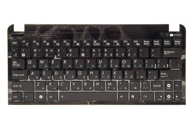 Клавіатура для ноутбука ASUS Eee PC 1015 чорний, чорний кадр-[articul]