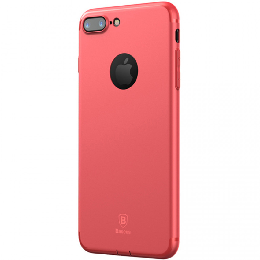 Чохол Baseus для iPhone 8 Plus/7 Plus Simple Solid Red (ARAPIPH7P-MS09)-