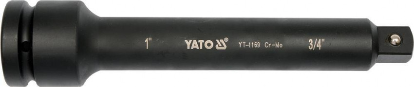 Подовжувач YATO із перехідником на квадр. 1"- 3/4", l=250мм [5/12]-YT-1169