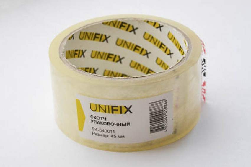 Стрічка клейка пакувальна 38мкм 45мм 100 SK-5400114 UNIFIX-SK-5400114