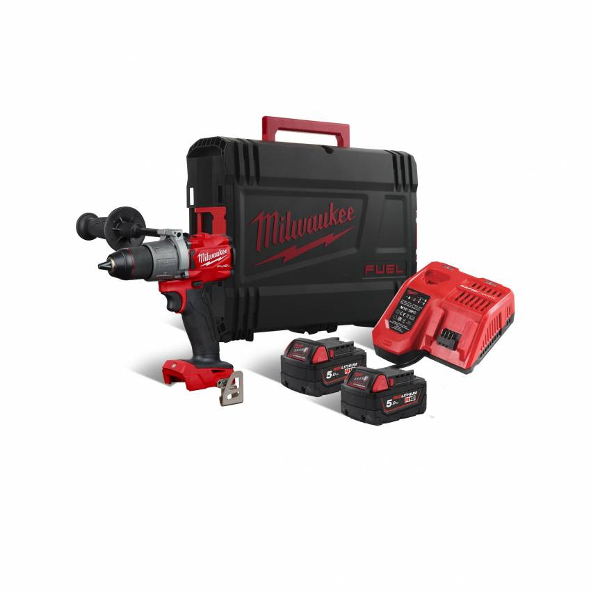 Дриль-шуруповерт акумуляторний MILWAUKEE, M18 FDD2-0X,135Нм, (HDкейс)-4933464266