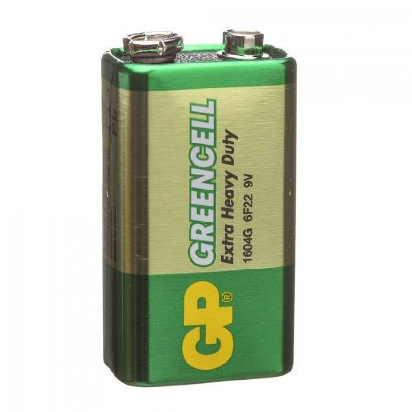 Батарейка GP GREENCELL 9.0V сольова,1604GLF-S1,6FS22-1604GLF