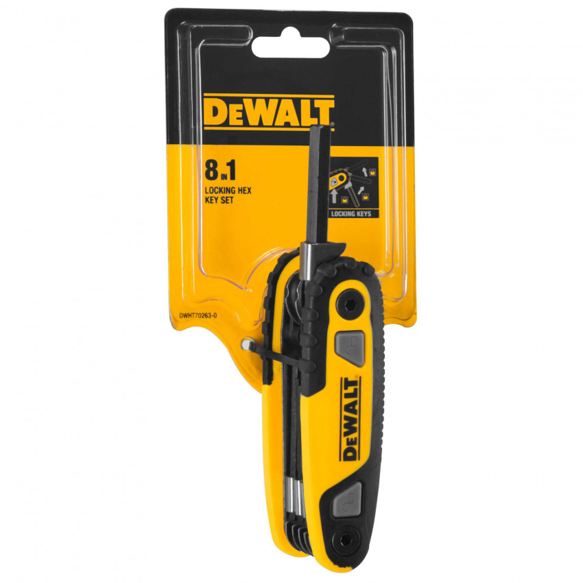 Набір шестигранних ключів метричних DeWALT DWHT0-70263-DWHT0-70263