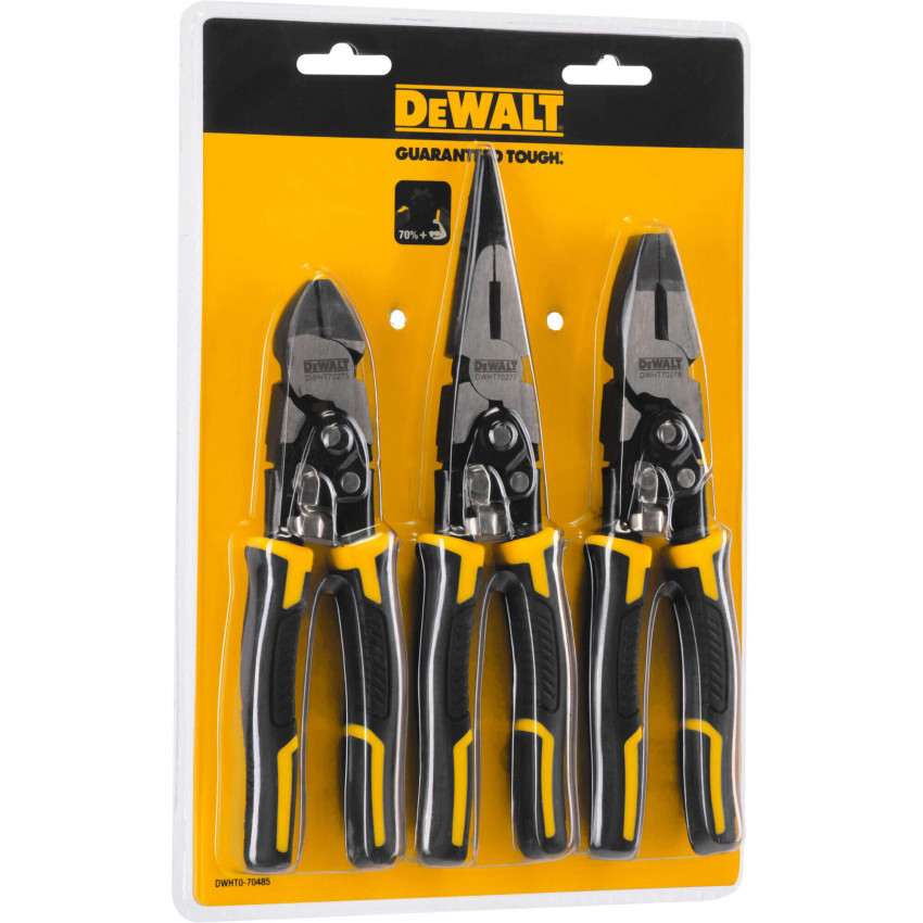 Набір з трьох шарнірно-губцевих інструментів Compound Action DeWALT DWHT0-70485-DWHT0-70485