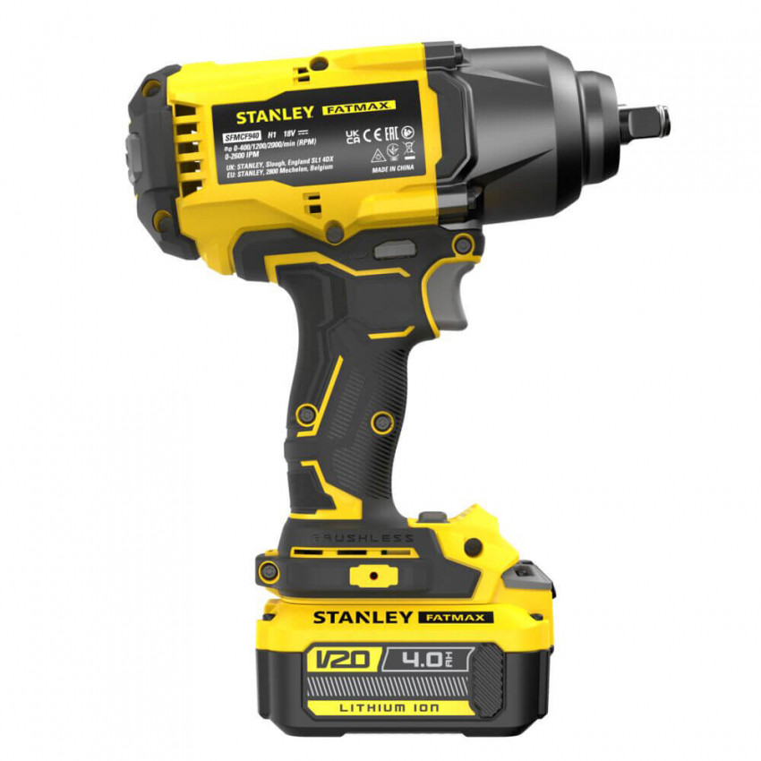 Гайковерт ударний акумуляторний STANLEY FATMAX SFMCF940M1-SFMCF940M1