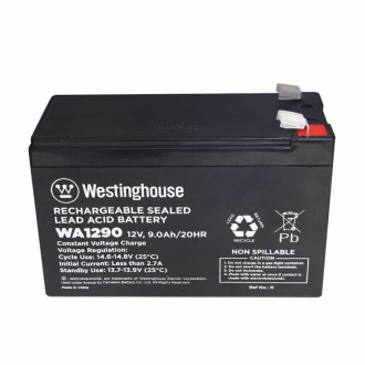 Свинцево-кислотна акумуляторна батарея Westinghouse 12V, 9Ah, terminal F2, 1шт 94*65*151 мм-[articul]