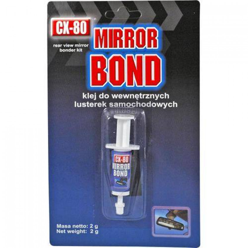 Клей для дзеркал заднього виду CX-80 "Mirror Bond"/2g (6ml) у шприці-CX-80(24)