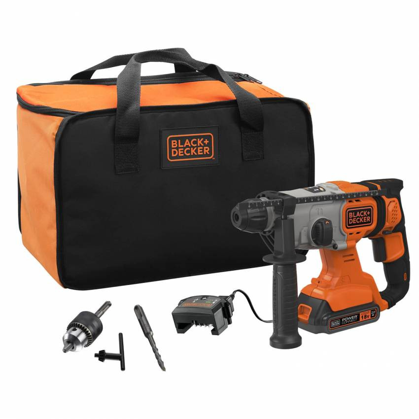 Акумуляторний перфоратор BLACK DECKER BCD900D1S-BCD900D1S