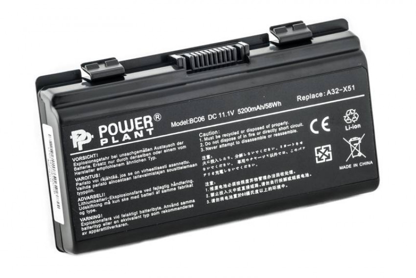 Аккумулятор для ноутбука ASUS X51H (A32-T12, AS5151LH) 11.1V 5200mAh-NB00000011