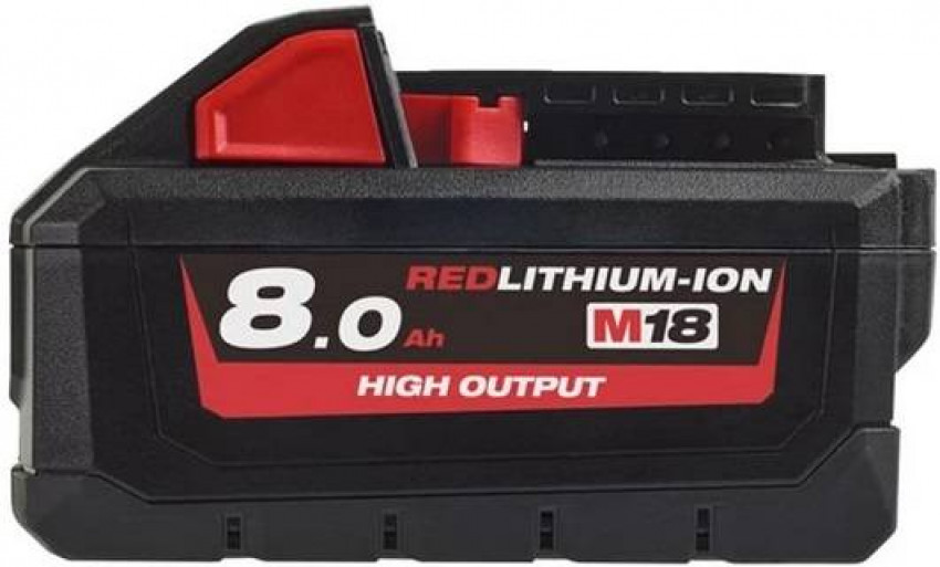 Акумулятор HIGH OUTPUT™ MILWAUKEE, M18 H8 (8Ah)-4932471070