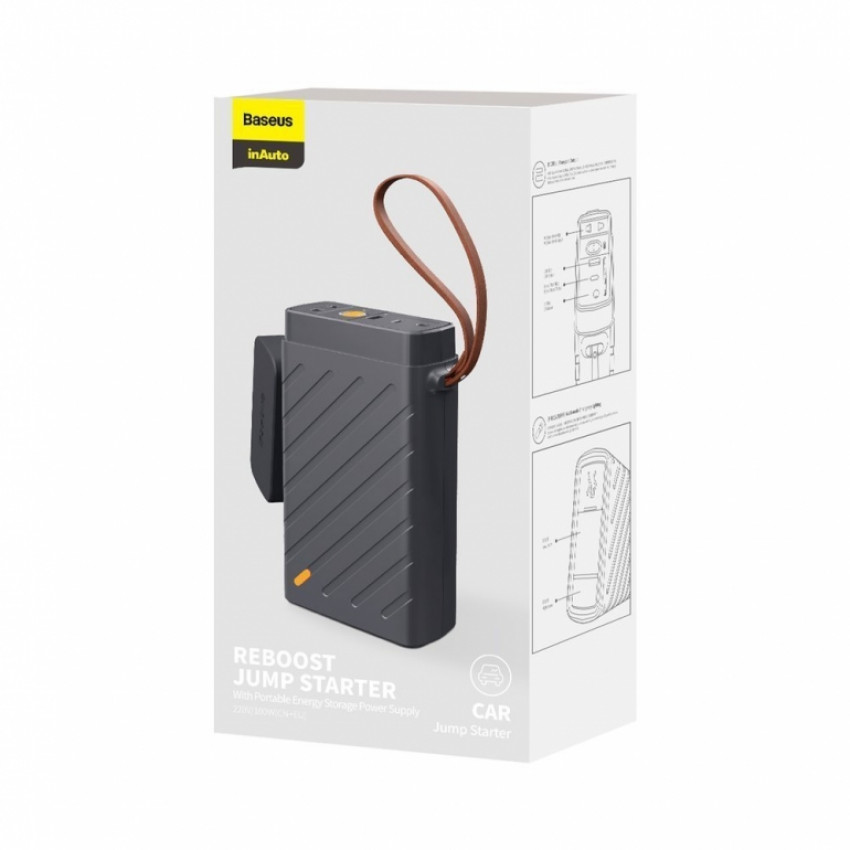 Пусковий пристрій Baseus Reboost Jump Starter with Portable Energy Storage Power Supply (CRJS02-A0)-