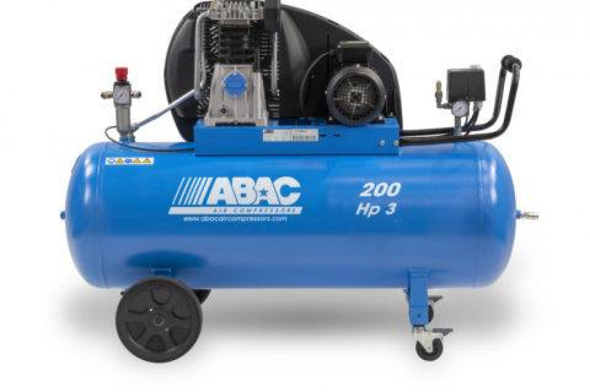 Компресор ABAC PRO A49B 200CT3 200л, 400/3/50, 444л/х,11бар, 2,2кВт, 1050об/хв, 91дБ, 109кг-PRO A49B 200 CT3