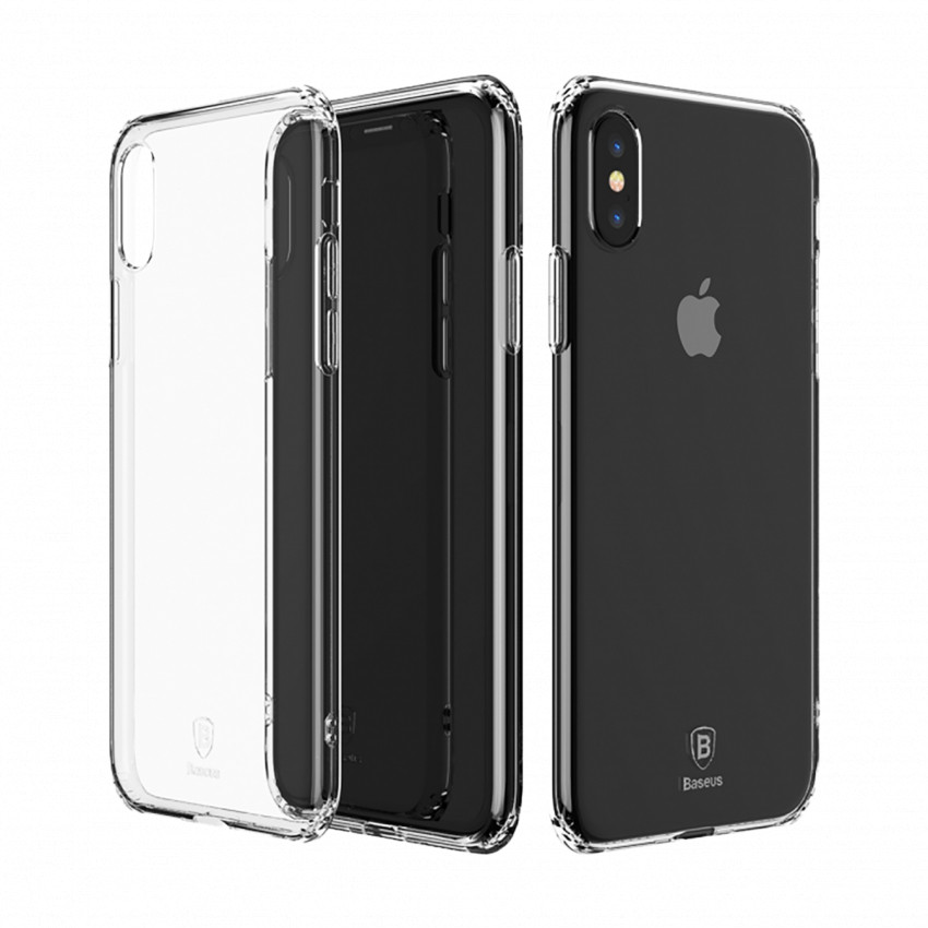 Чохол Baseus для iPhone X/Xs Anti-fall TPU Transparent (ARAPIPHX-C02)-