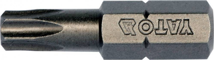 Викрутка насадка YATO "Torx" 1/4", T27, l=25 мм уп. 10 шт. [20/100]-YT-78145