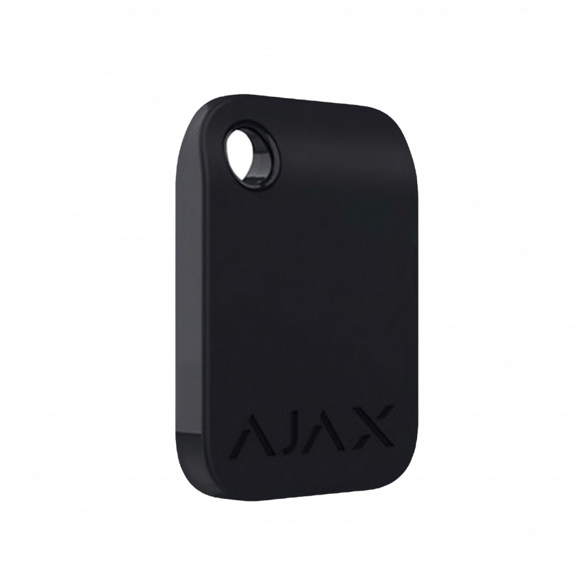 Захищений безконтактний брелок для клавіатури AJAX Tag - 10 шт. (black)-